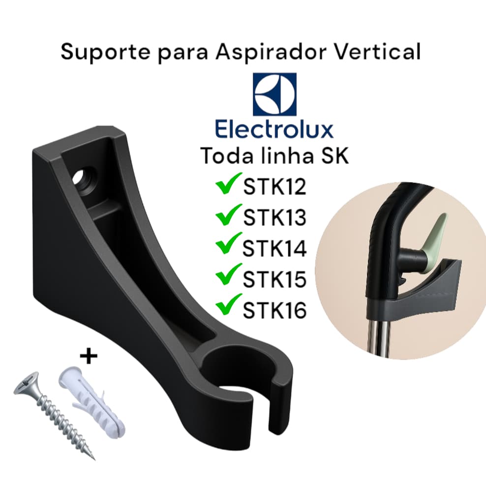 Suporte de parede para Aspirador Electrolux STK,