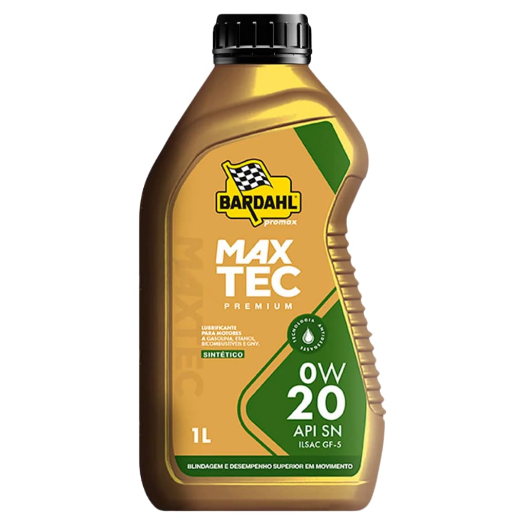 Bardahl Maxtec 0W20 Óleo Sintético 1L SN Plus Motor Flex