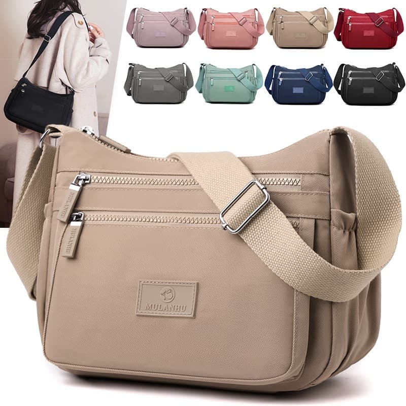 Bolsa de Nylon Impermeável Moda Feminina Bolsa de Ombrom