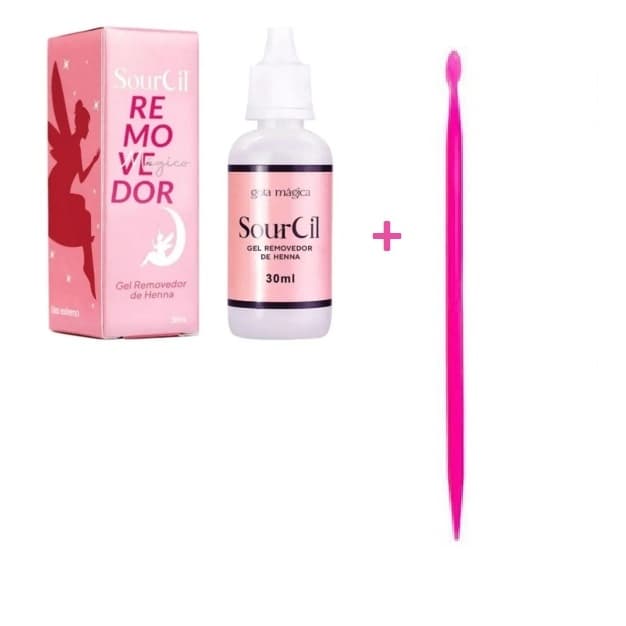 Sourcil 1 Removedor de Hennas 30ml + 1 Palito dosador de Henna