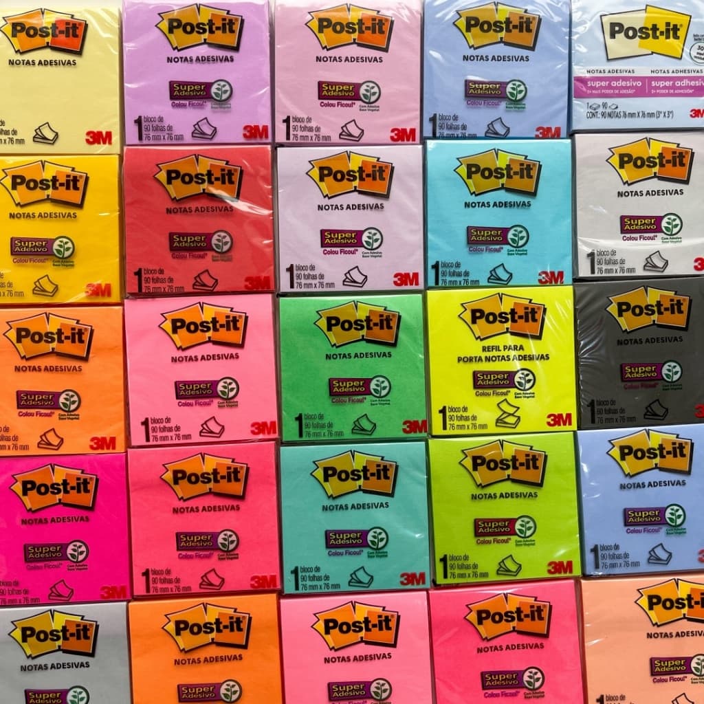 Bloco Adesivo Post-It 3M 76x76 mm 90 Fls