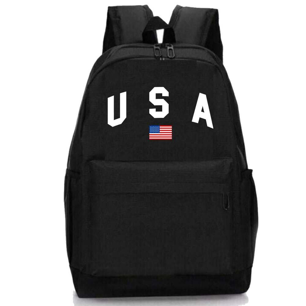 Mochila Escolar Unissex Reforçada Impermeável Com Alça 2 Bolso Lateral
