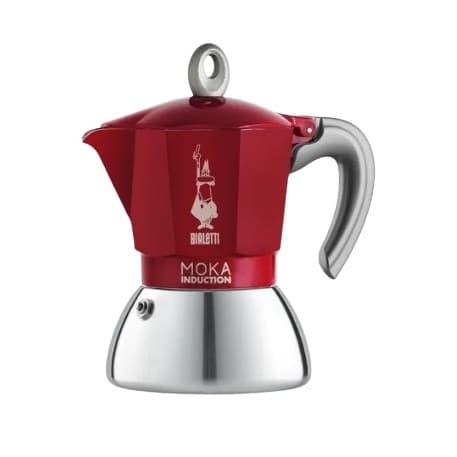 Cafeteira Moka Induction Vermelho - 4 Xícaras – Bialetti