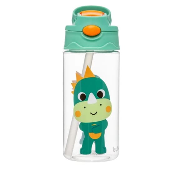 Garrafinha Infantil Buba Tritan Zoo Dino Verde 450ml