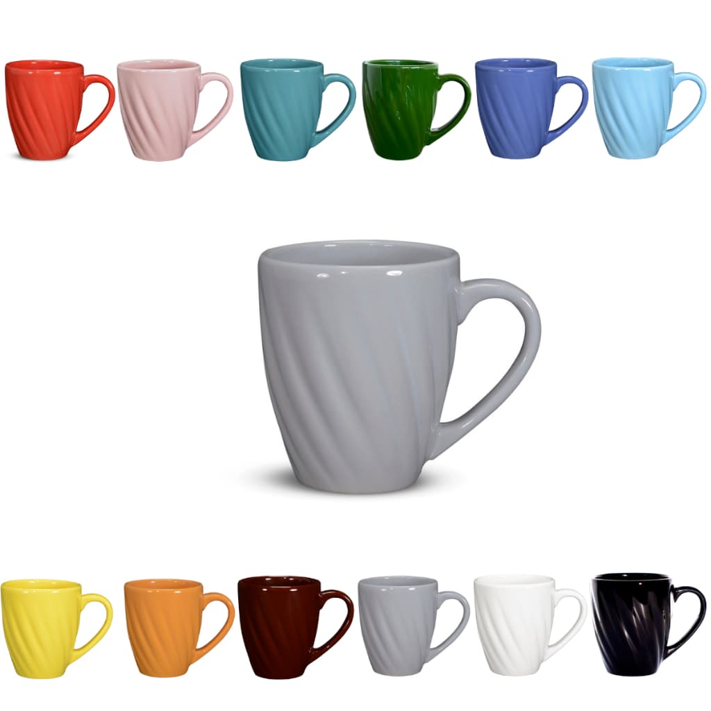 Caneca Espanha Segunda Linha Defeitos Promoção Cores 400mL Café Cappuccino