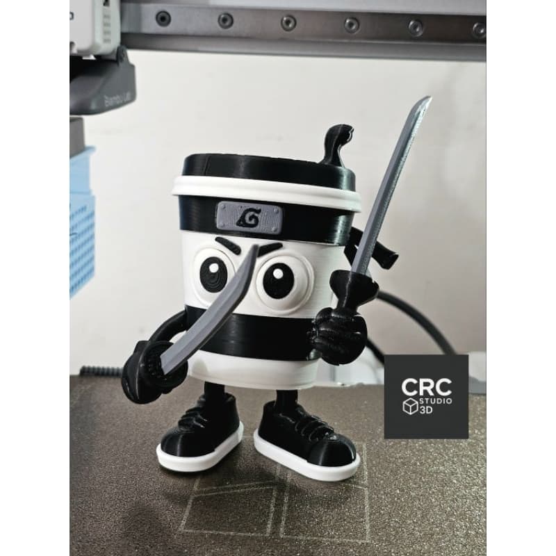 Boneco Capuccino Assassino – Meme Articulado Super Divertido