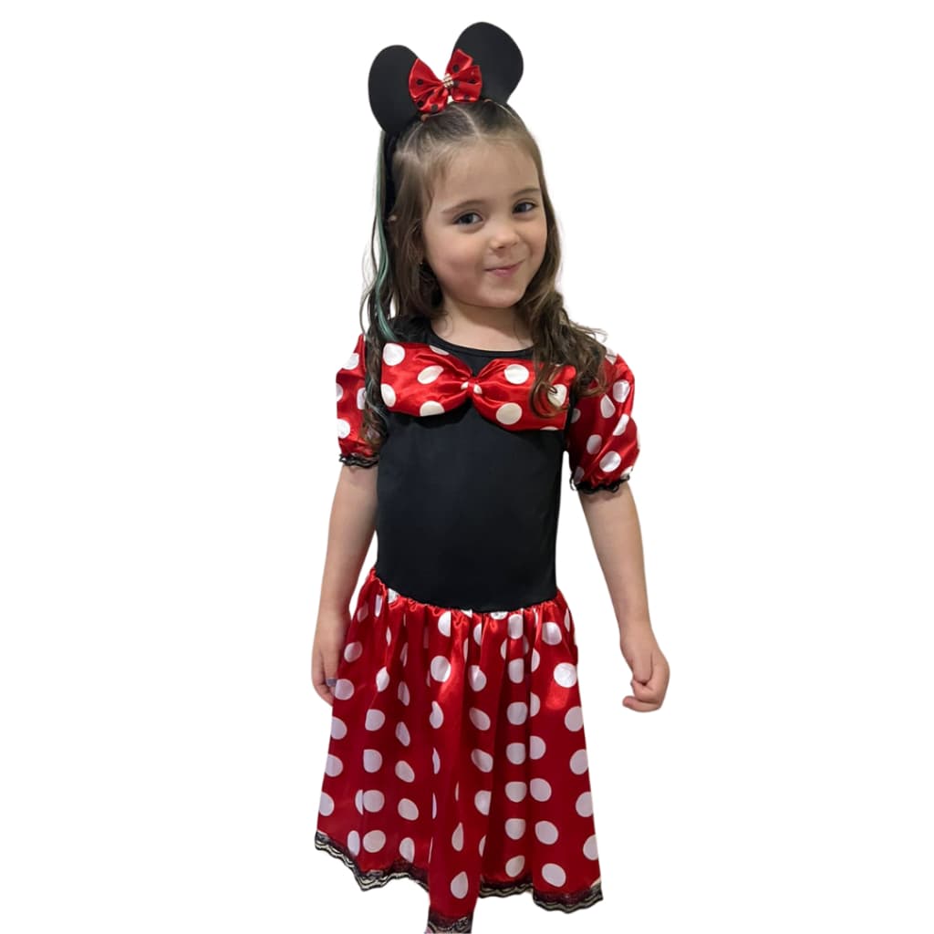 Fantasia Minnie Ratinha Baby Carnaval