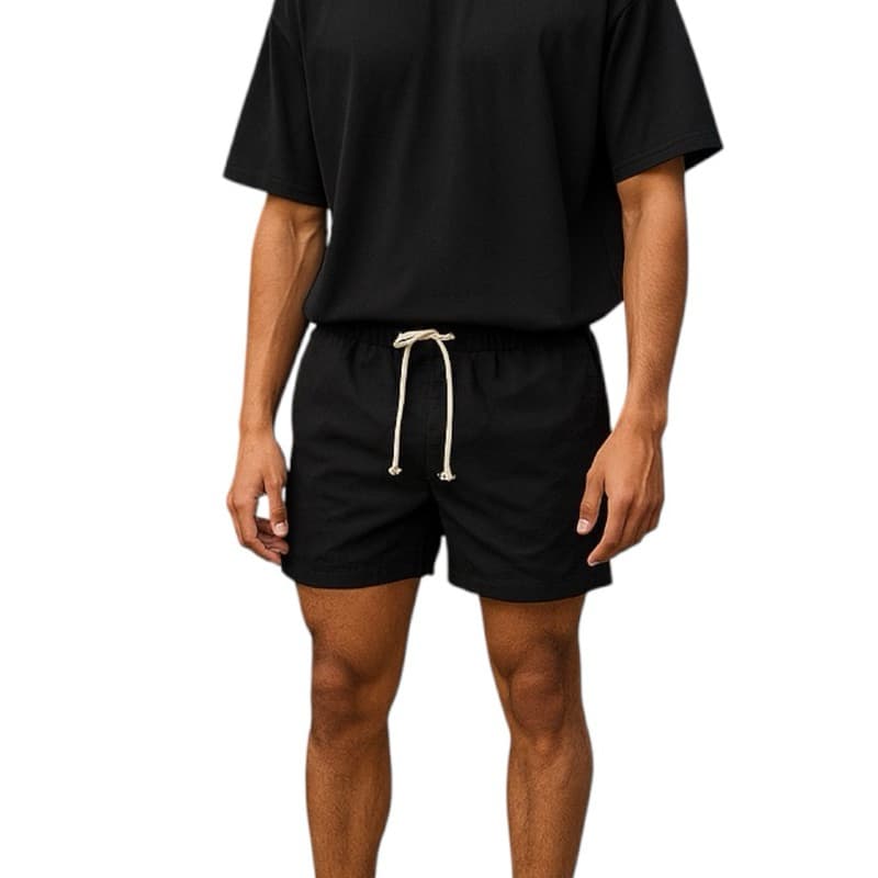 Short Mauricinho Fio Tinto Linho Bermuda com 3 Bolsos
