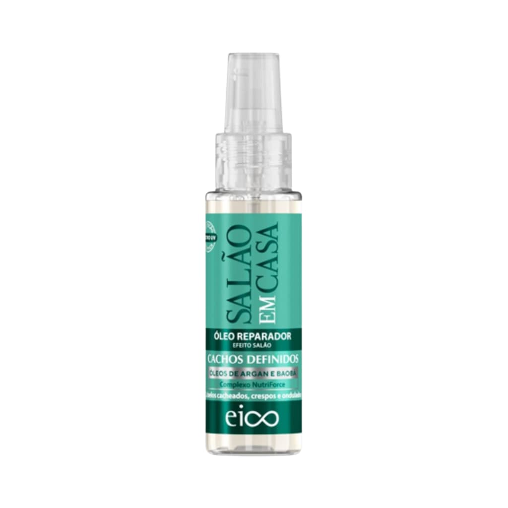 Óleo Reparador Eico - Linha Salão Em Casa - Cachos Definidos