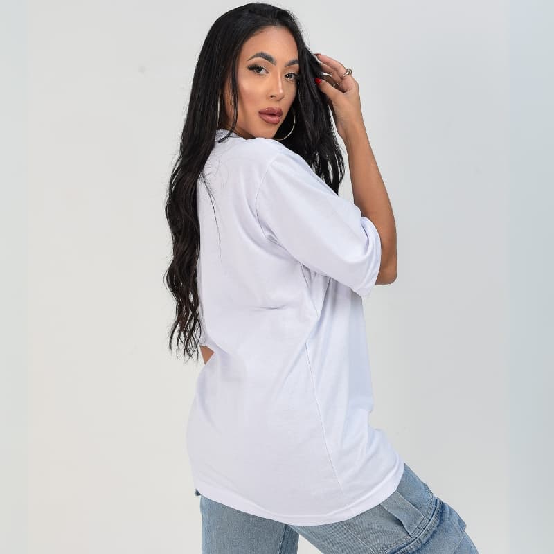 Camiseta Oversized Básica Streetwear Unissex