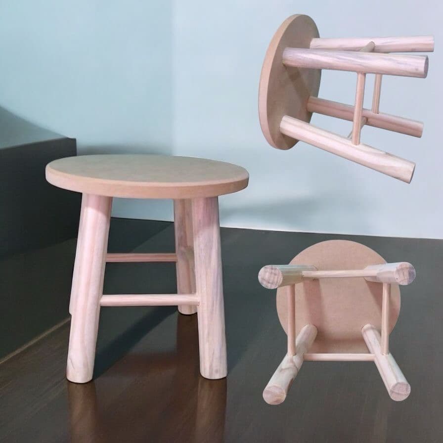 Banco de pinus  decorativo pra mesa e pra festa  ( Tamanho G )