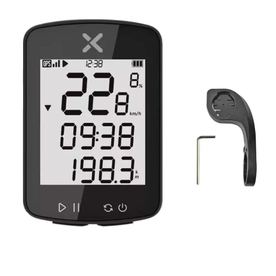 Xoss G2 velocímetro sem fio para bicicleta, velocímetro com gps, bluetooth, odômetro com suporte