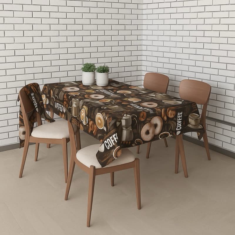 Toalha de Mesa PVC Térmica e Impermeável - Linha Libanês
