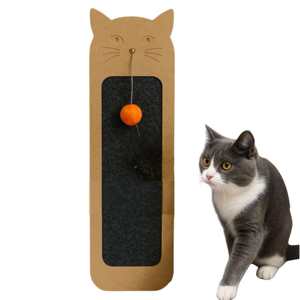 Arranhador de Parede para Gatos em MDF | Protege Sofás e Móveis
