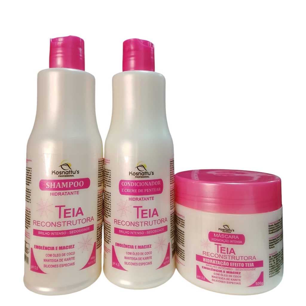 Kit Capilar Reconstrução Intensa TEIA 3X500ML