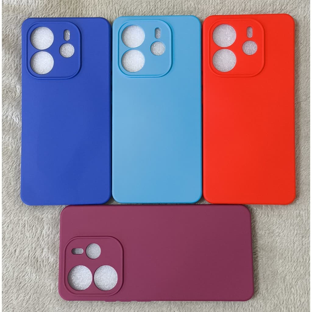 Capa NOTE 14 4G Capinha Case de Silicone para Xiaomi Note 14 4G Aveludado