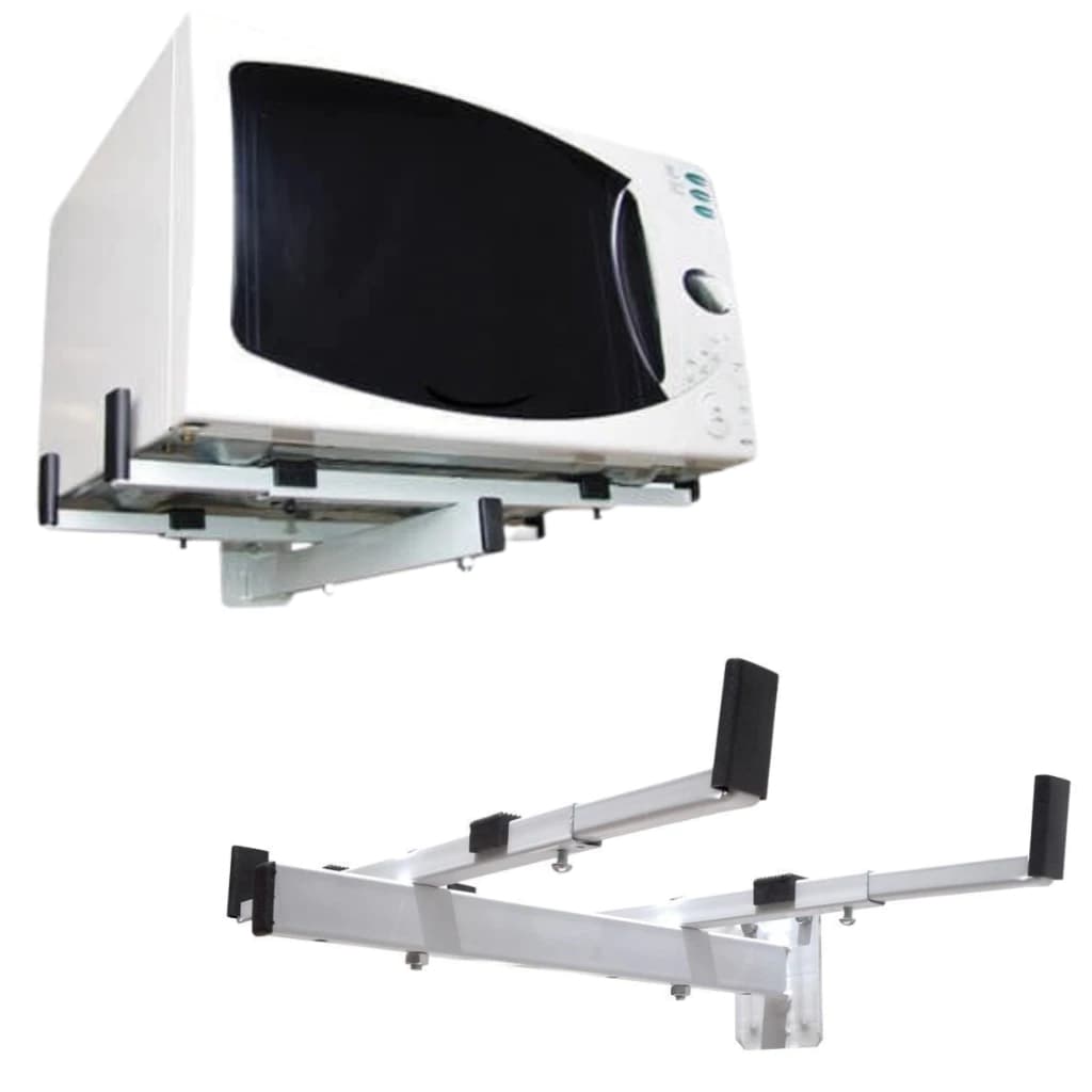 Suporte Para Forno Microndas De Parede Com Ajuste De Largura Branco Brasforma