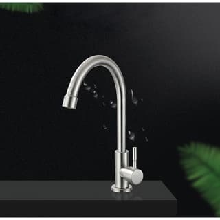 Torneira para Cozinha de Bancada em ABS Cromado Brilhante, Design Moderno, Bica Móvel e Mecanismo 1/4 de Volta – Ideal p