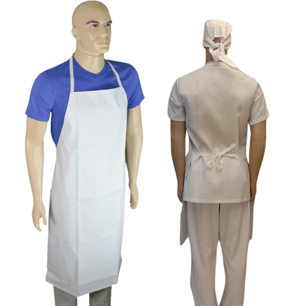 Avental Impermeável Emborrachado Multiuso Médio e Grande Cozinha, Padaria, Açougue, Garçom
