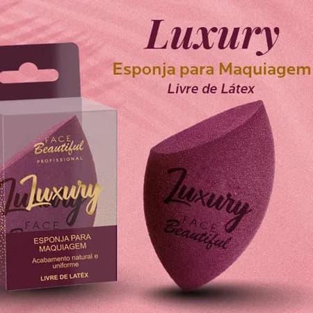 Esponja Para Maquiagem Multifuncional Luxury Face Beautiful