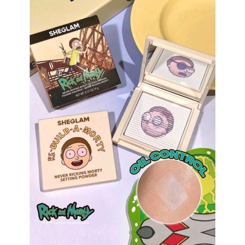 🌀💥 Pó Compacto x Rick and Morty – "Never Ricking Morty" 💥🌀
✨ Controle de Oleosidade | Efeito Blur | Fixação Prolongada