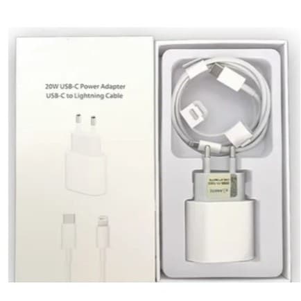 Carregador iPhone Turbo 20W  Original para iPhone  7 8 11 X XR XS 12 13 14
