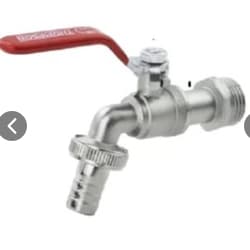 TORNEIRA PARA TANQUES ESFERA METÁLICA JARDIM 1/2" POLEGADA
