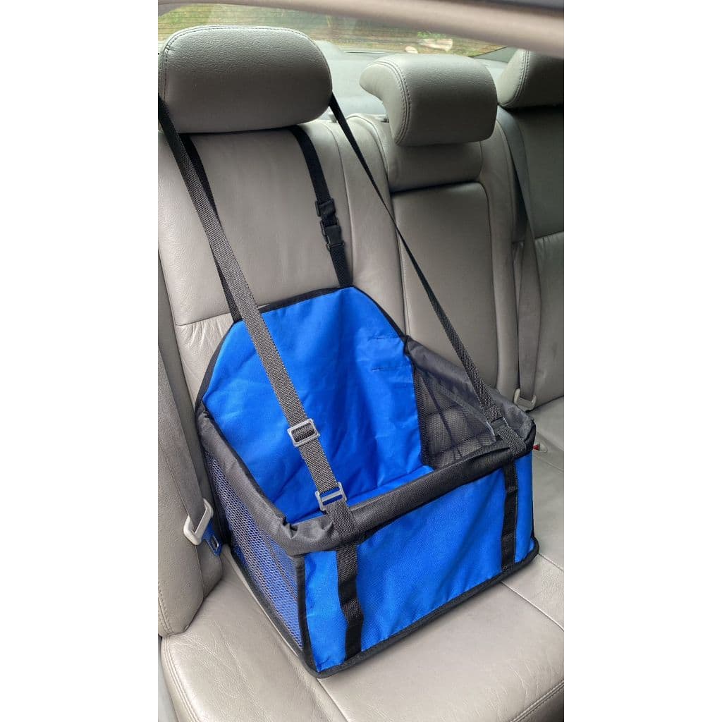 Cadeira TODA AZUL de Transporte de Luxo  Segurança Pet Carro Cachorro e Gatos