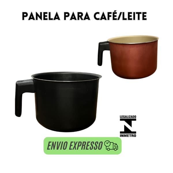 leiteira cafeteira fervedor canecao antiaderente para fazer café preta  cereja,caneco grande pequena