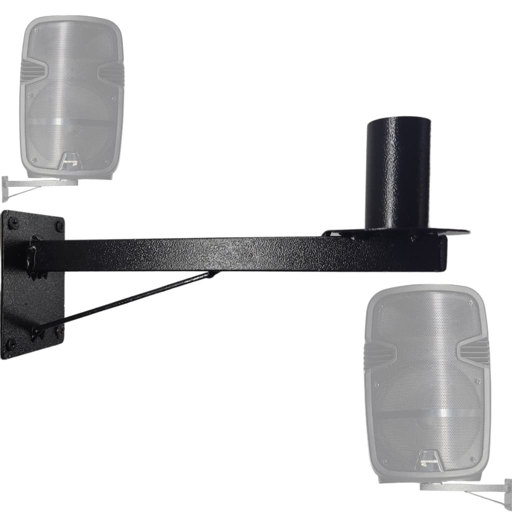 Suporte De Parede Para Caixa De Som FIXO SUPORTA ATÉ 15KG- BRACINHO PARA CAIXA DE SOM FIXO 90 GRAUS