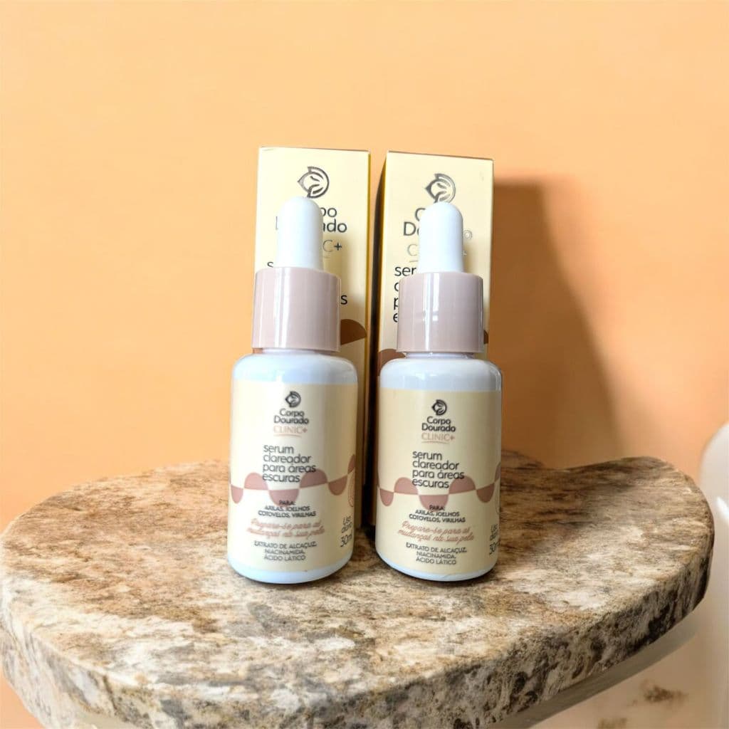 Kit serum clareador axilas, virilha, cotoveltos, joelho 2 unidades 30ml