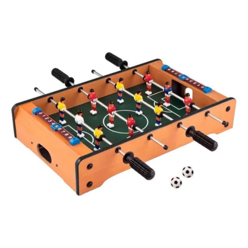 Mini Pebolim Futebol De Mesa Totó Modelo Infantil Com Placar Bang Toys