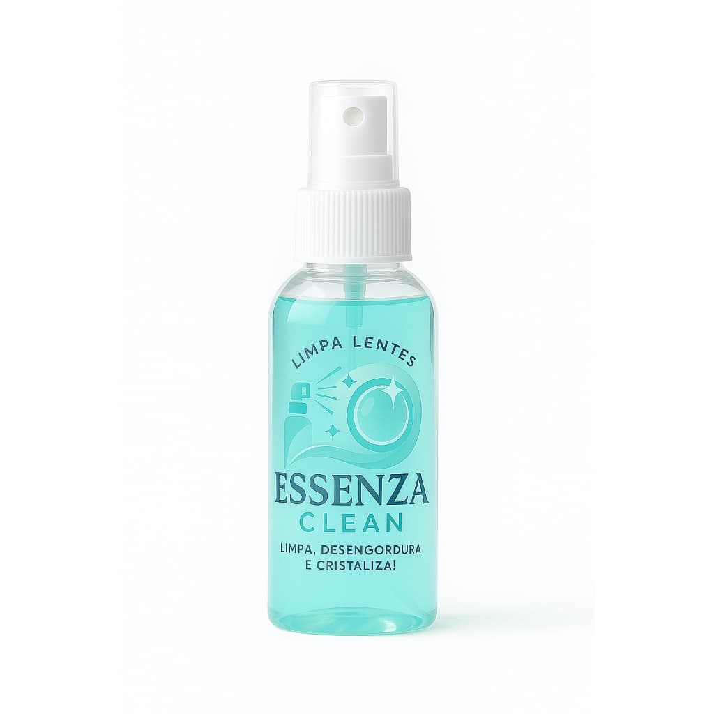 Limpador Spray Profissional de Lentes 100ml Essenza Clean 100ml Telas Celular Notebook Óculos