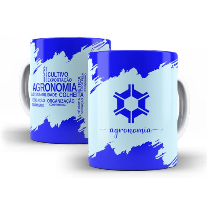 Caneca Porcelana Curso Agronomia