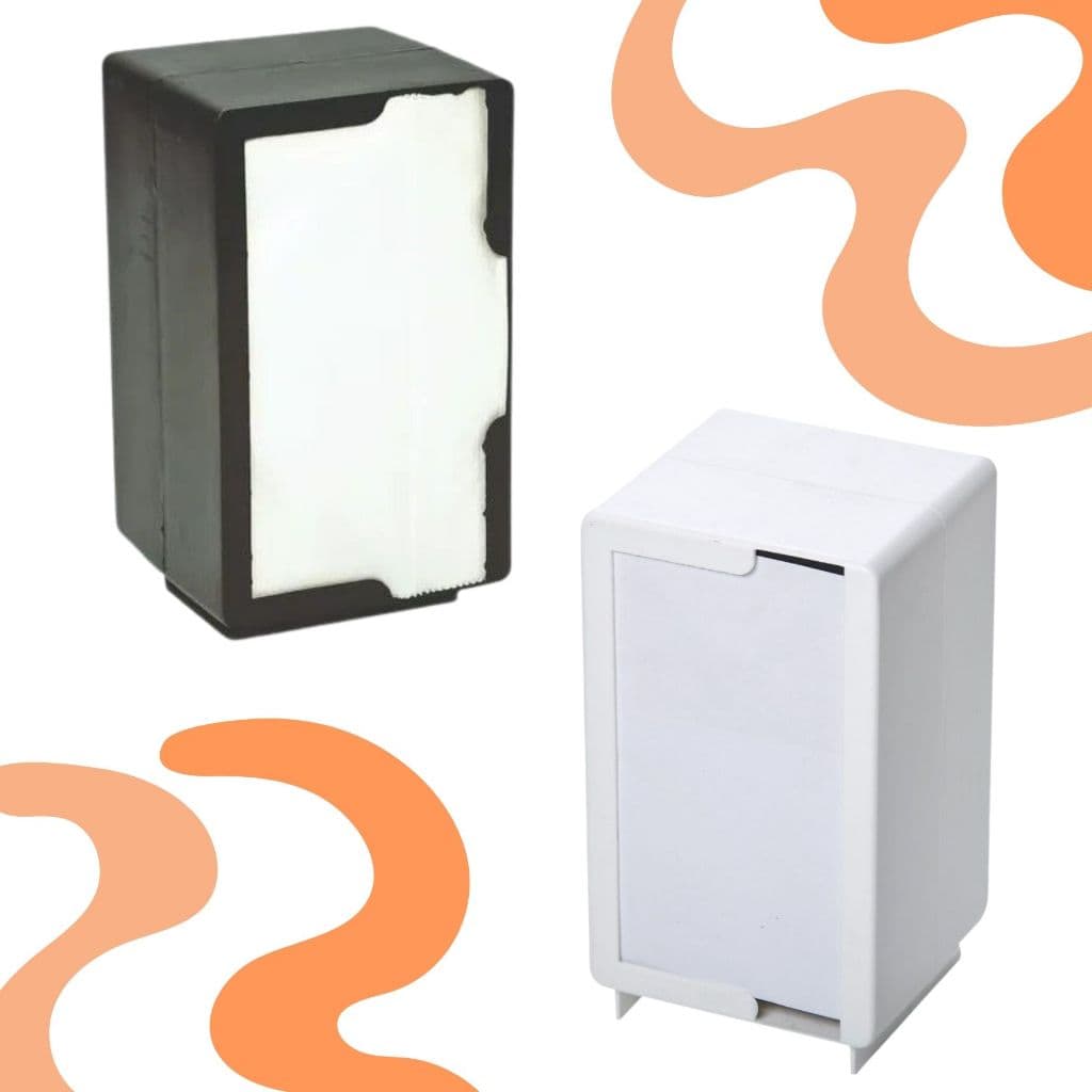 1 Porta Guardanapo Modelo Tv Em Pé Papel dos Dois Lados Plástico Resistente Qualidade Premium