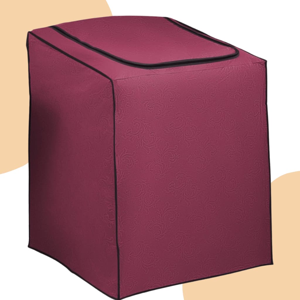 Capa Maquina De Lavar Roupas 8kg 10 kg 11kg 13kg 14kg 15kg vermelha impermeàvel com zíper