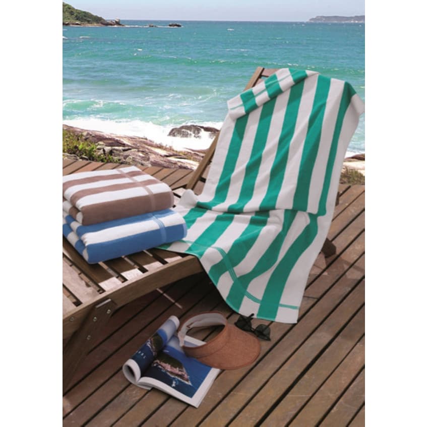 Toalha Banhão Piscina E Praia Gigante Para Hotel Pousada Grande Macia 80x150cm 450gr