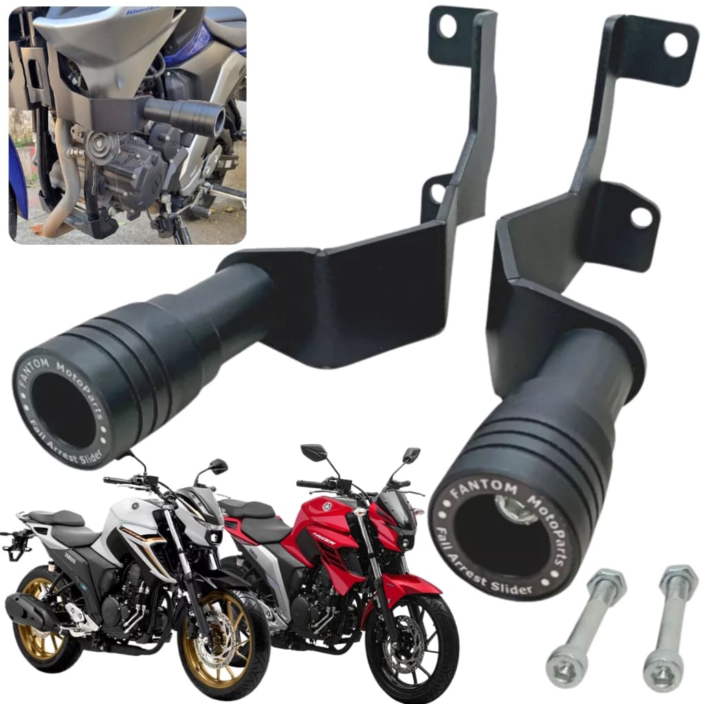 Slider Protetor Fz-25 Fazer 250 Carenagem E Motor Yamaha Proteção Fz25