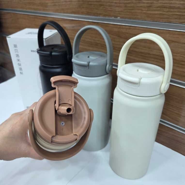 Garrafa Térmica Lisa 800ml Quente & Frio 🚀 | Grande Capacidade com Isolamento Térmico Eficiente