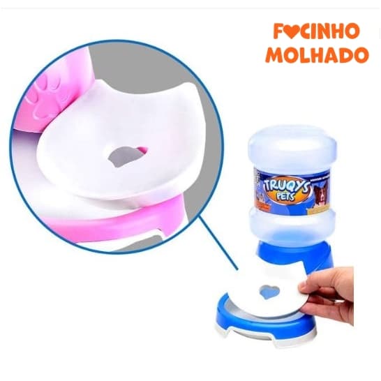 Boia/Limitador de água para Bebedouro Automático De Pelo Longo Pet Cães e Gatos