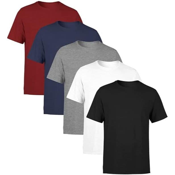 KIT 10 Camisetas Lisas100% Algodão Fio 30.1 Penteado Premium