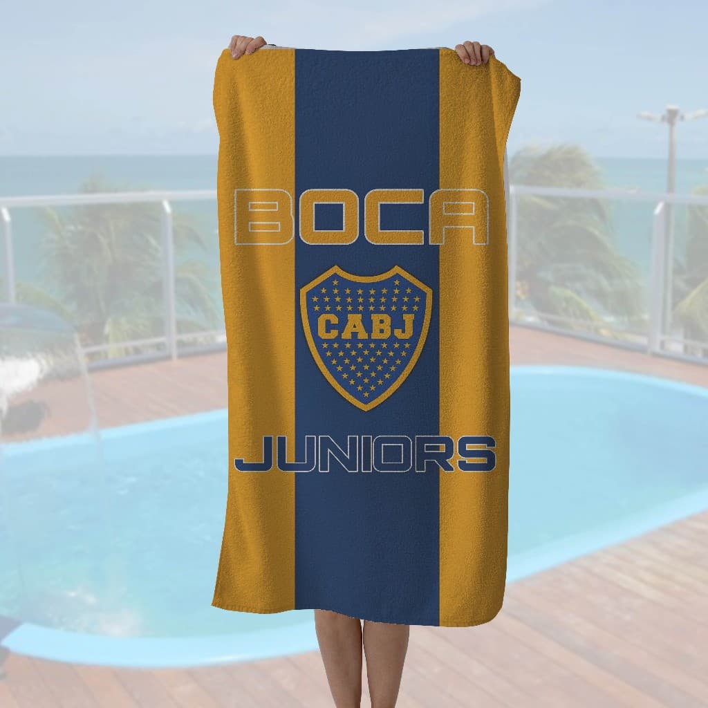 Toalha do Boca Juniors - Praia ou Piscina - 140x70cm - Várias Estampas