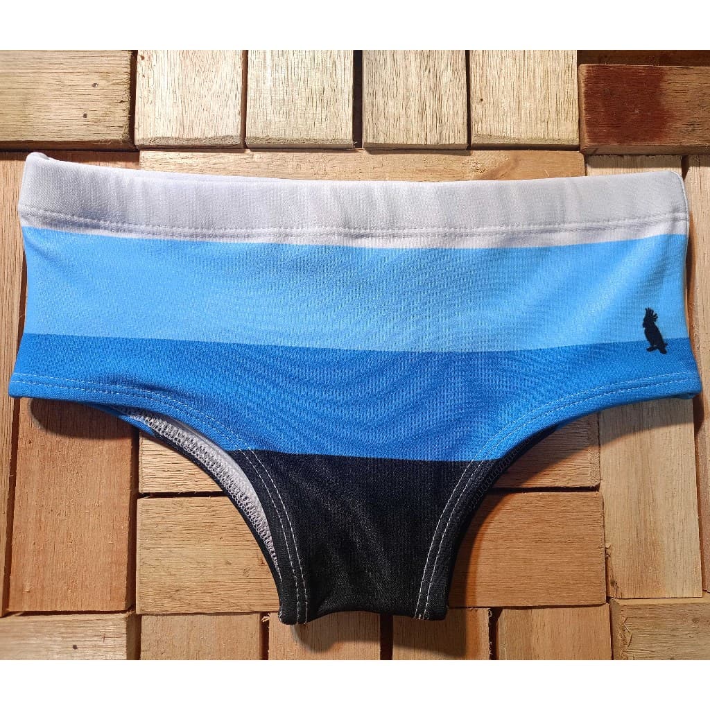 Sunga infantil pai e filho Moda Praia e natação  Listras Horizontais e estampadas