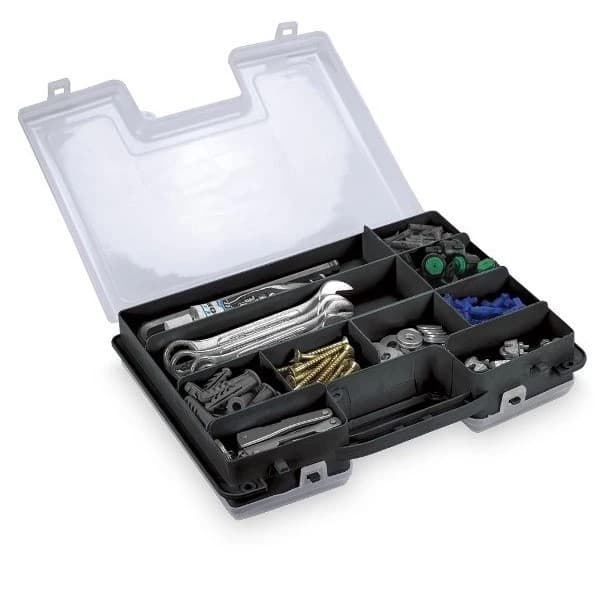 Estojo Organizador Para Buchas Parafuso Pesca Box Double Case 26 Compartimentos 8001 TOY