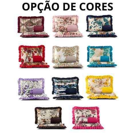 Colcha de Casal Padrão 2,45X2,40 Com Babado Super Pratico Piquet