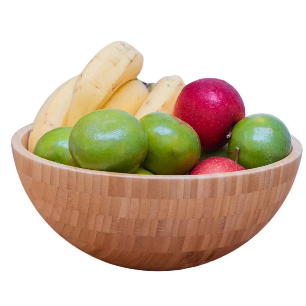 Bowl De Bambu - Saladeira Grande Oikos 28cm - Servir Salada, Tigela, Fruteira