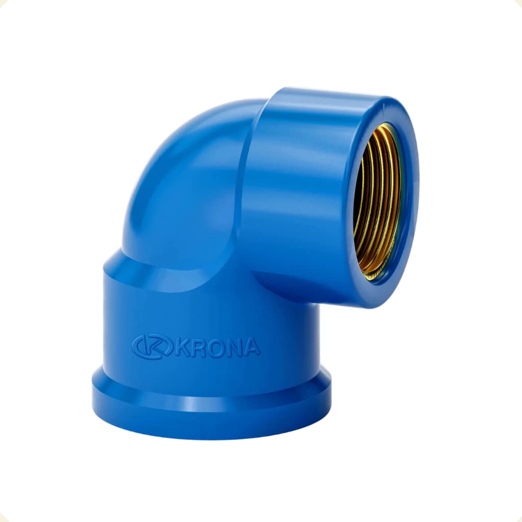 Joelho 90 Graus Azul 38x40