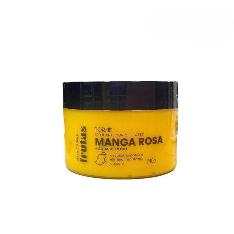 ESFOLIANTE CORPO E ROSTO MANGA ROSA 240G PORAN - PR220