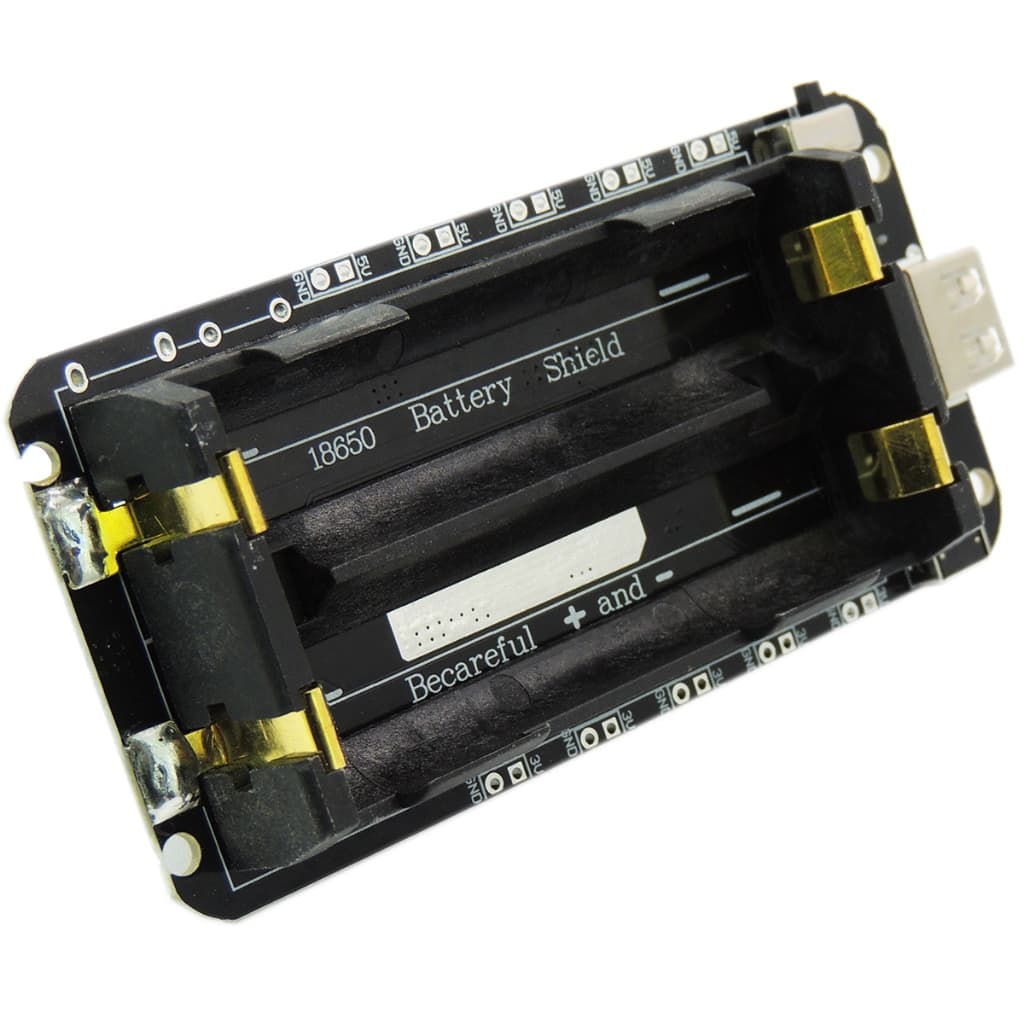 Módulo Shield Duplo Bateria 18650 Para Arduino, Esp32