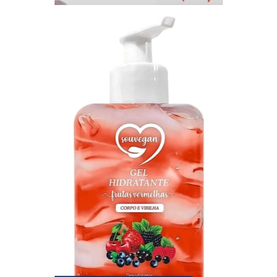 GEL  HIDRATANTE FRUTAS VERMELHAS PARA O CORPO  300ml SOU VEGAN